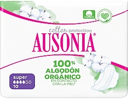 Fragrances, Perfumes, Cosmetics Sanitary Napkins, 10 pcs - Ausonia Cotton Protection