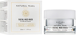 Fragrances, Perfumes, Cosmetics Mud Face Mask with Dead Sea Salt & Minerals - Satara Natural Pearl Facial Mud Mask