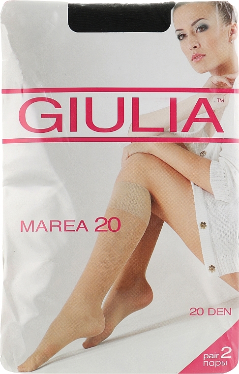 Knee-highs for Women "Marea Gambaletto" 20 Den, nero - Giulia — photo N1