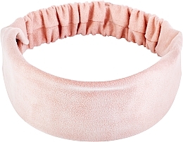 Fragrances, Perfumes, Cosmetics Headband, eco-suede, straight, peach "Suede Classic" - MAKEUP Hair Accessories