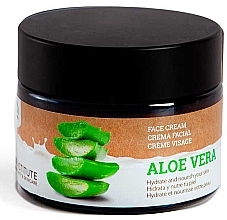 Face Cream - IDC Institute Moisturizing Face Cream Vegan Formula Aloe Vera — photo N1