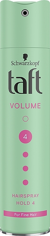 Thin Hair Spray "Volume Power" - Schwarzkopf Taft Volume Hairspray — photo N1