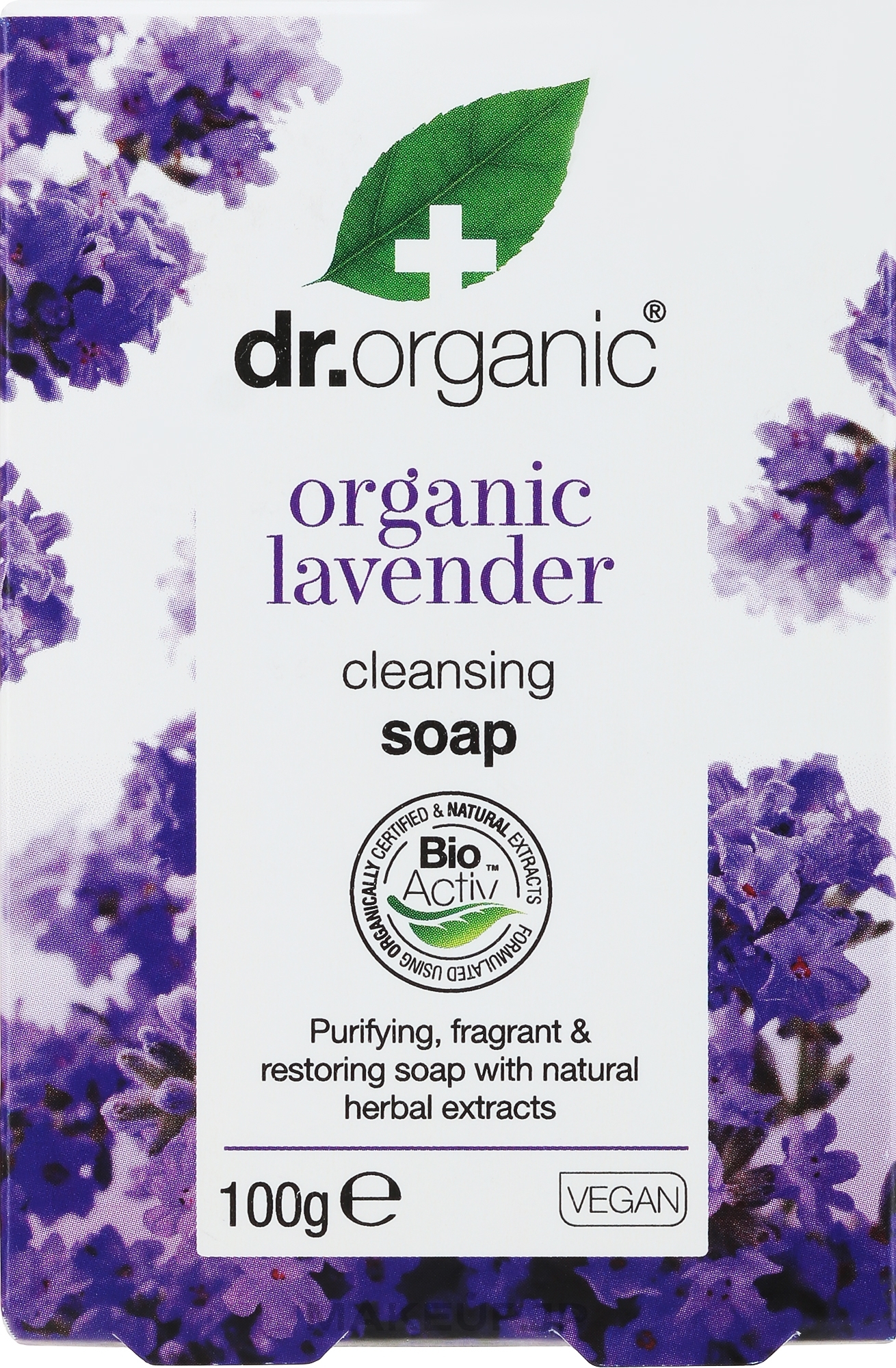 Lavender Soap - Dr. Organic Bioactive Skincare Organic Lavender Soap — photo 100 g