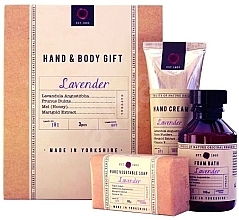 Fragrances, Perfumes, Cosmetics Set - Fikkerts Fruits of Nature Lavender (hand/cr/75ml + foam/bath/100ml + soap/85g)