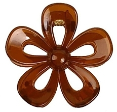 Fragrances, Perfumes, Cosmetics Flower Hair Clip, SP246BR XL brown - Ecarla