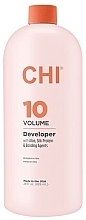 Fragrances, Perfumes, Cosmetics Oxidizer 3% - CHI 10 Volume Developer With Aloe, Silk Protein & Bonding Agents