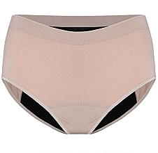 Reusable Menstrual Panties, Size M, Beige - Bella My Bella — photo N2