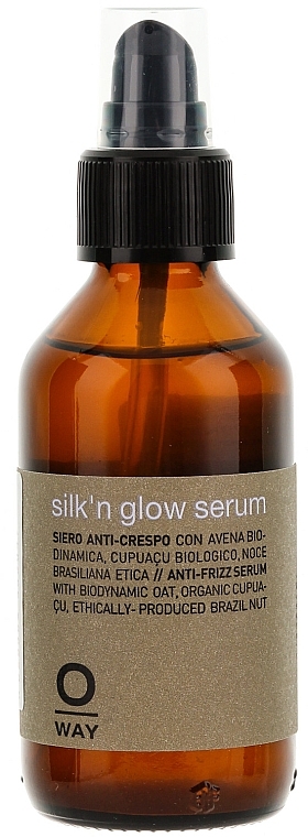 Anti-Frizz Hair Serum - Rolland Oway Silk Glow — photo N1