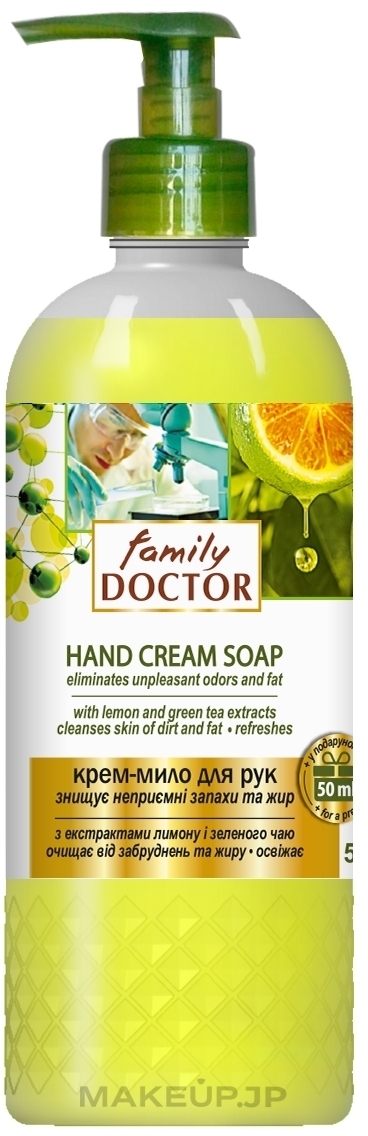 Anti Odor & Grease Hand Cream Soap - Family Doctor — photo 500 ml