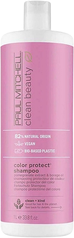 Sulfate-free hair shampoo - Paul Mitchell Clean Beauty Color Protect Shampoo — photo N2