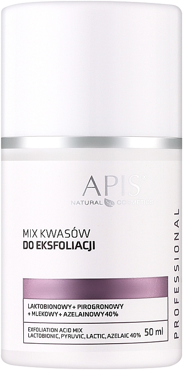 Acid Exfoliation Mix - APIS Professional Lacticion + Pirogron + Milk + Azelaine 40% — photo N1