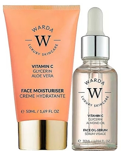 Set - Warda Skin Glow Boost Vitamin C (f/cr/50ml + oil/ser/30ml) — photo N1