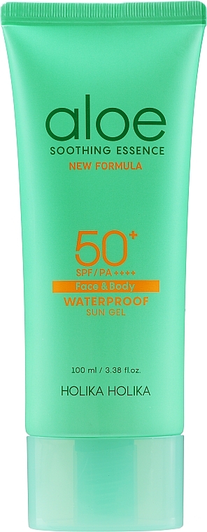 Sunscreen Aloe Gel - Holika Holika Aloe Waterproof Sun Gel — photo N1