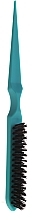 Teasing Volume Hair Brush, 63923, turquoise - Top Choice — photo N1