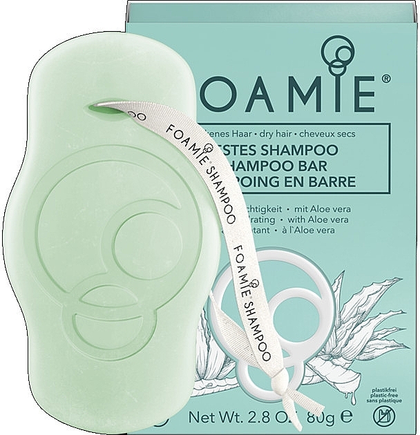 Solid Shampoo for Dry Hair - Foamie Aloe You Vera Much — photo N1