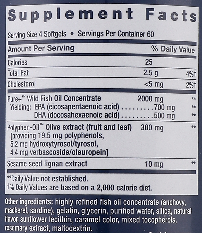 Omega-3 Dietary Supplement - Life Extension Super Omega-3 — photo N5