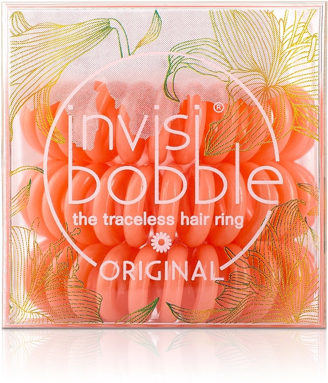 Hair Ring, 3 pcs - Invisibobble Sweet Clementine — photo N1