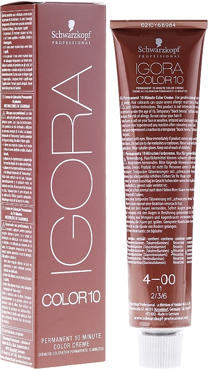 Hair Color - Schwarzkopf Professional Igora Color 10 — photo N1