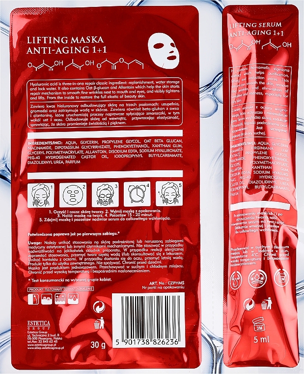 Face Mask + Serum - Czyste Piekno Active Regeneration + Serum — photo N2