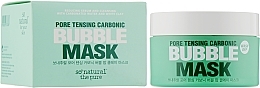 Fragrances, Perfumes, Cosmetics Clay-Oxygen Face Mask - So Natural Pore Tensing Carbonic Bubble Mask