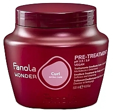 Fragrances, Perfumes, Cosmetics Pre-Treatment Hair Conditioner - Fanola Wonder Curl Extra Care Pre-Treatment