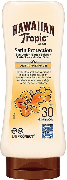 Sun Lotion for Body - Hawaiian Tropic Satin Protection Sun Lotion SPF 30 — photo N2