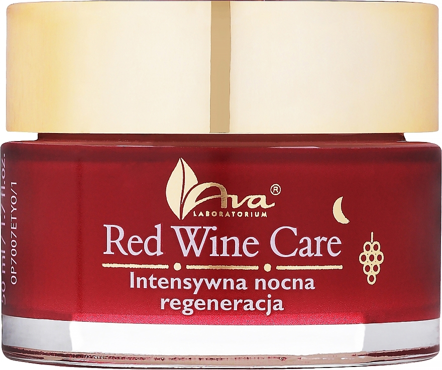 Night Cream for Mature Skin - AVA Laboratorium Red Wine Care Intensive Night Repair Cream — photo N1