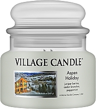 Fragrances, Perfumes, Cosmetics Scented Candle in Jar 'Holiday Aspen', glass lid - Village Candle Aspen Holiday