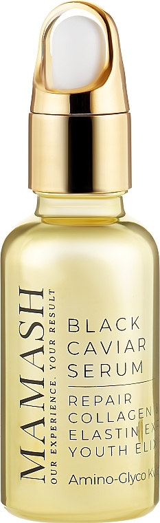 Nourishing Face Serum with Precious Black Caviar Extract - Mamash Black Caviar — photo N2