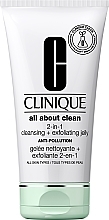 Fragrances, Perfumes, Cosmetics 2-in-1 Cleansing & Exfoliating Jelly - Clinique All About Clean 2-in-1 Cleansing + Exfoliating Jelly