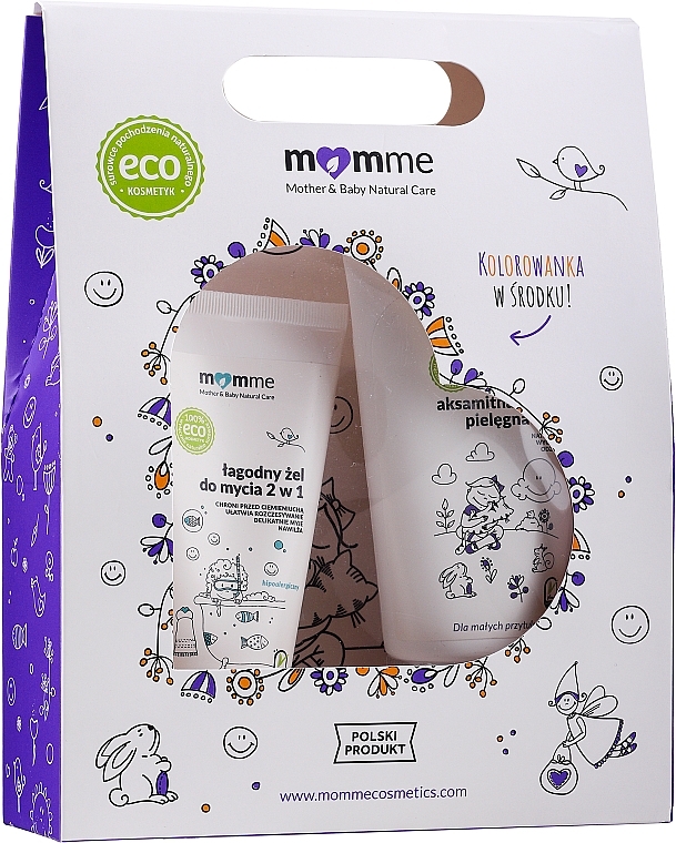 Set - Momme Baby Natural Care (gel/150ml + oil/100ml) — photo N1