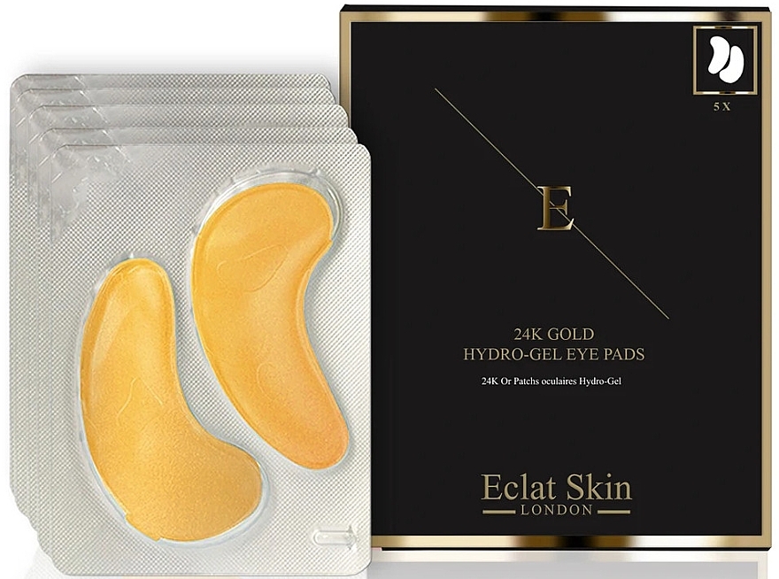 Eye Pads - Eclat Skin London 24k Gold Hydro-Gel Eye Pads — photo N1