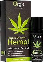 Energizing Gel with Hemp Oil - Orgie Hemp! Intense Orgasm Intimate Gel — photo N2