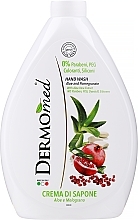 Fragrances, Perfumes, Cosmetics Cream Soap "Aloe & Pomegranate" - Dermomed Hand Wash Cream Soap