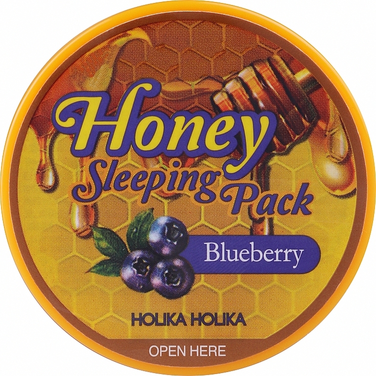 Night Honey Mask "Blueberry" - Holika Holika Honey Sleeping Pack — photo N2