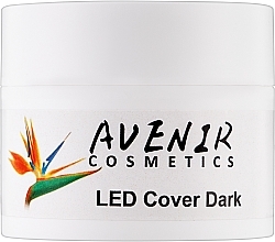 Nail Extension Gel - Avenir Cosmetics LED Cover Dark — photo N3