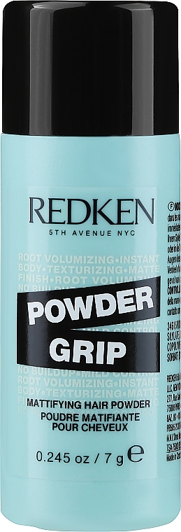 Hair Powder - Redken Powder Grip 03 Mattifying Hair Powder — photo N2