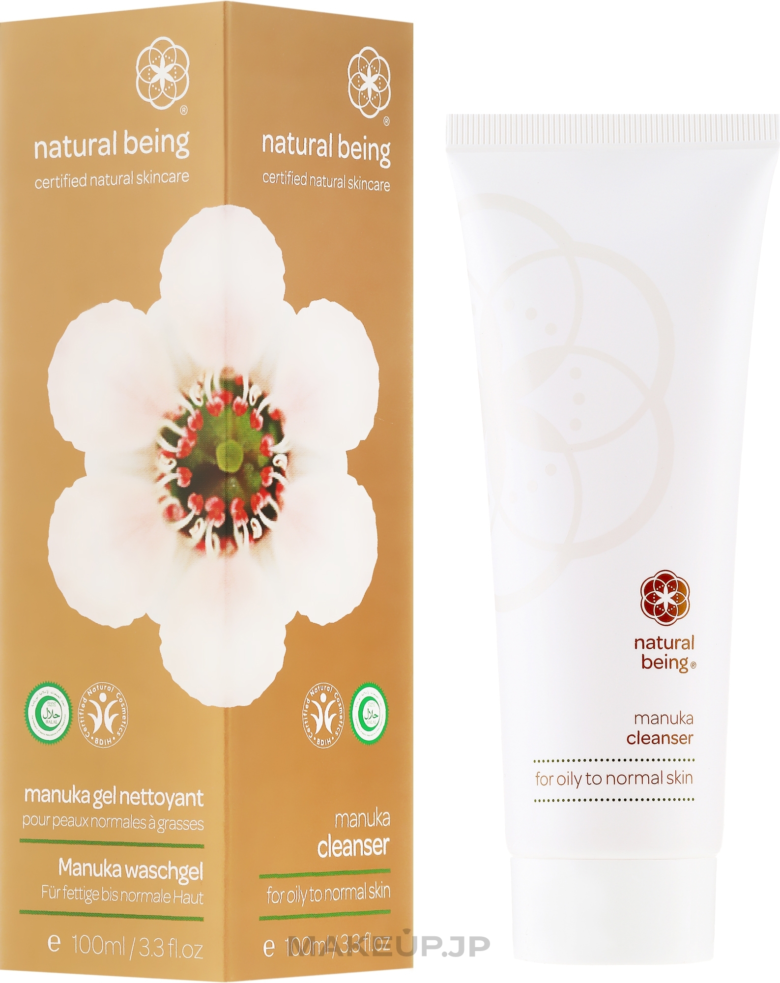 Cleansing Gel for Normal and Greasy Skin - Natural Being Manuka Cleanser — photo 100 ml