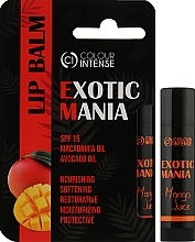 Lip Balm 'Exotic Mania' with Mango - Colour Intense Lip Balm — photo N3