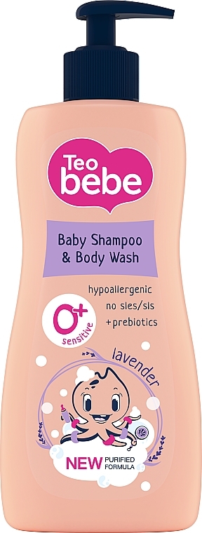 Lavender Shampoo and Body Wash - Teo Bebe Sensitive — photo N2