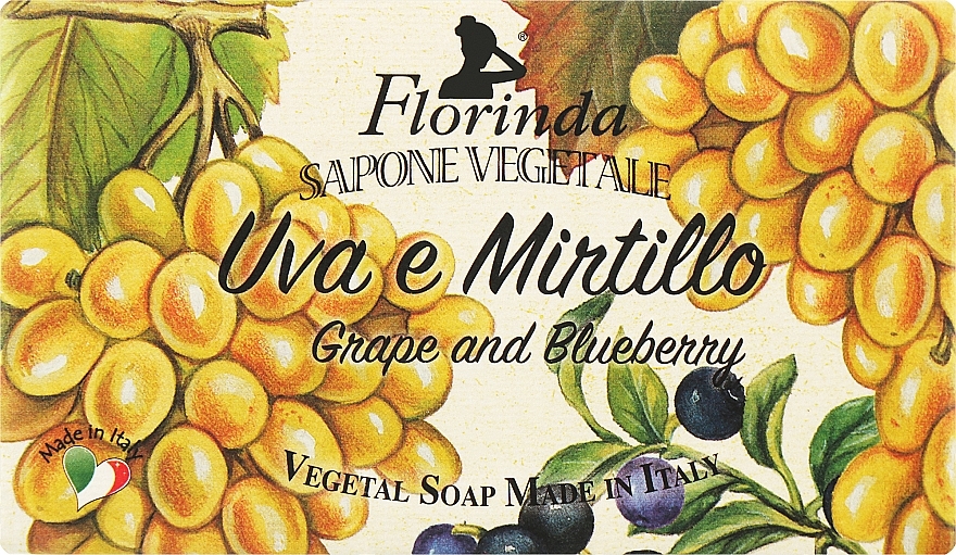 Natural Soap "Grapes & Blueberry" - Florinda Natural Soap — photo N1