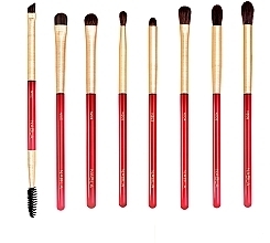 Fragrances, Perfumes, Cosmetics Makrup Brush Set, 8pcs - Nabla Ruby Complete Eye Brush Set