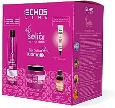 Fragrances, Perfumes, Cosmetics Set - Echosline Seliar Kromatik (sh/350ml + mask/500ml + ser/21ml + fl/30ml)