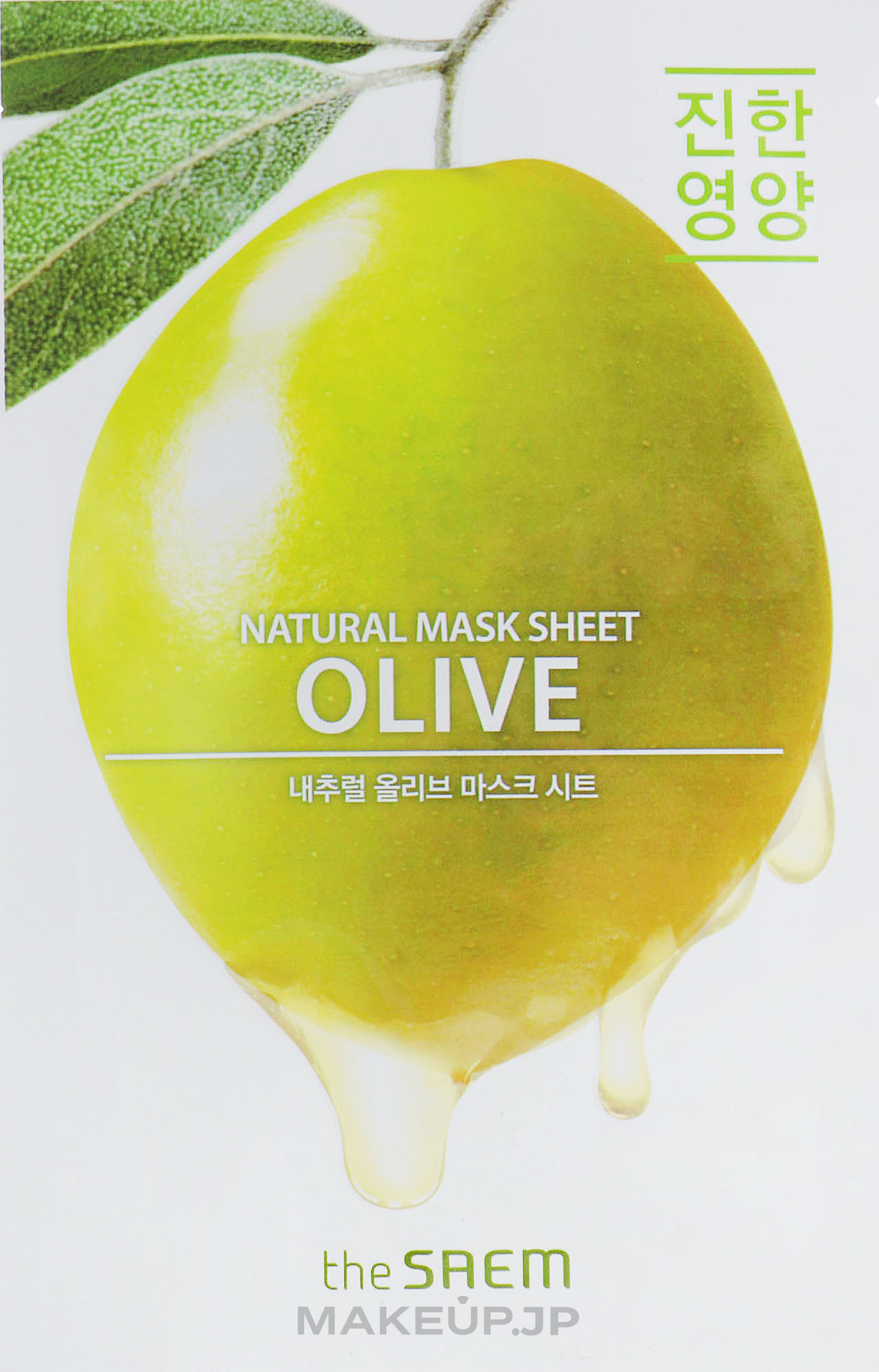 Nourishing Sheet Mask - The Saem Natural Mask Sheet Olive — photo 21 ml