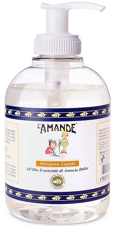 Sweet Orange Oil Liquid Soap - L'Amande Marseille Sweet Orange Oil Liquid Soap — photo N2