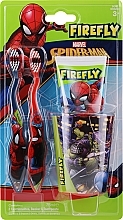 Fragrances, Perfumes, Cosmetics Kids Toothbrush Set with Toothpaste - Firefly Marvel Spiderman (toothpaste/75 ml + toothbrush/2 pcs + beaker/1 pcs)