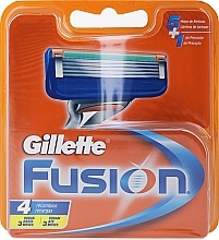 Shaving Cartridges, 4 pcs. - Gillette Fusion — photo N1