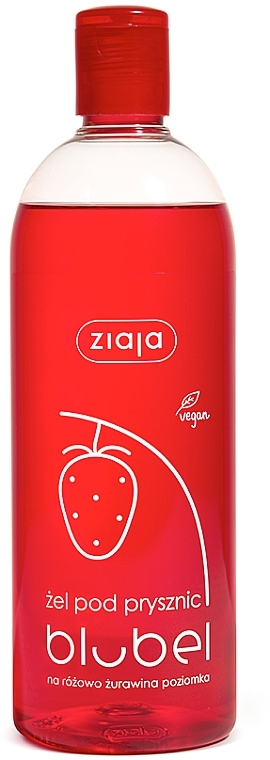 Shower Gel "Cranberry and Wild Strawberry" - Ziaja Shower Gel — photo N1