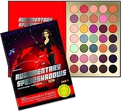 Fragrances, Perfumes, Cosmetics Eyeshadow Palette, 35 Shades - Rude Rudementary Speyeshadows