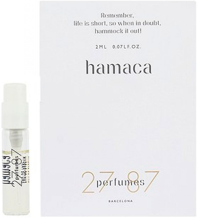 27 87 Perfumes Hamaca - Eau de Parfum (sample) — photo N1